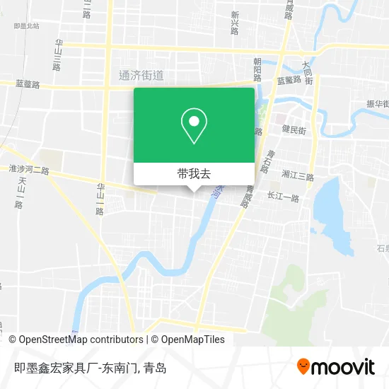 即墨鑫宏家具厂-东南门地图