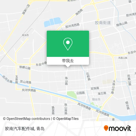 胶南汽车配件城地图