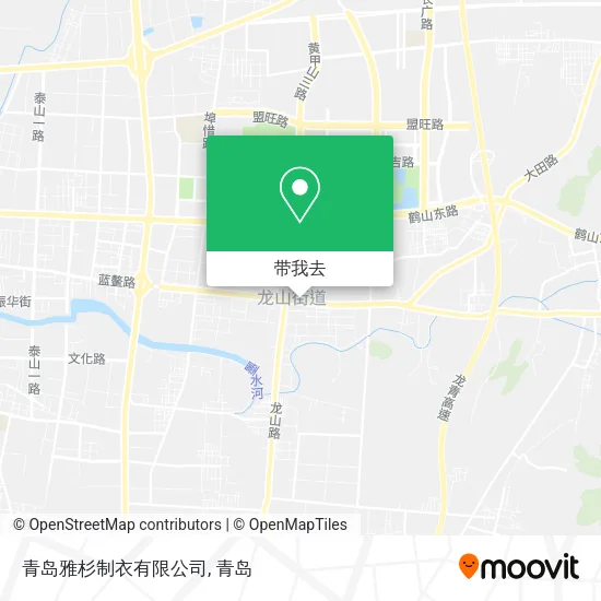 青岛雅杉制衣有限公司地图