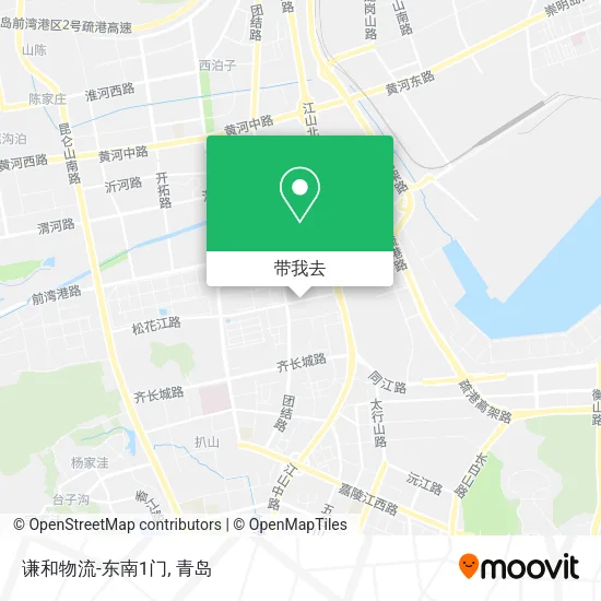 谦和物流-东南1门地图
