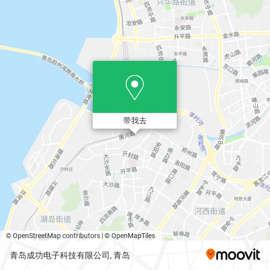 青岛成功电子科技有限公司地图