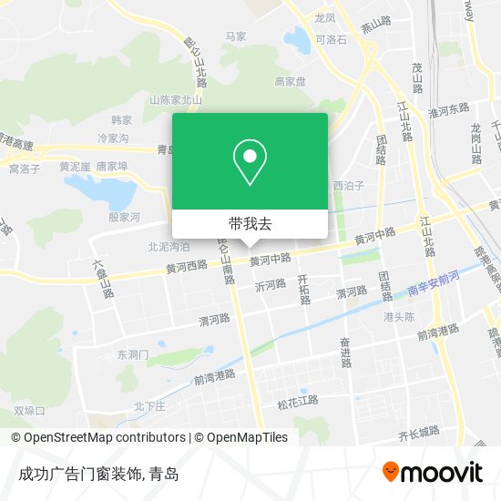 成功广告门窗装饰地图