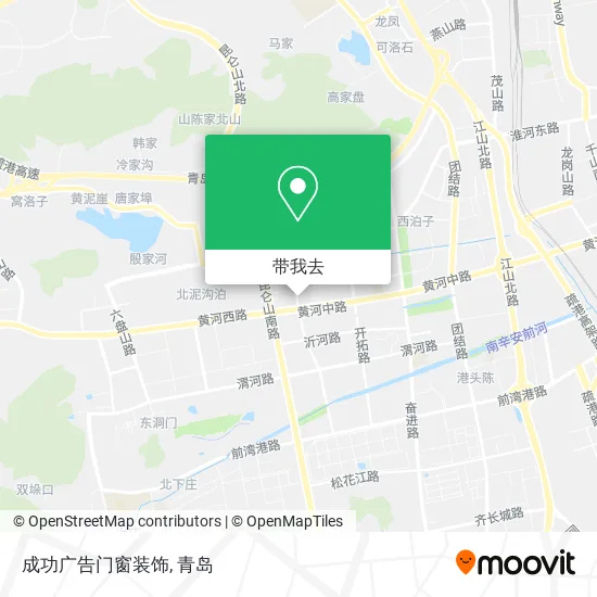 成功广告门窗装饰地图