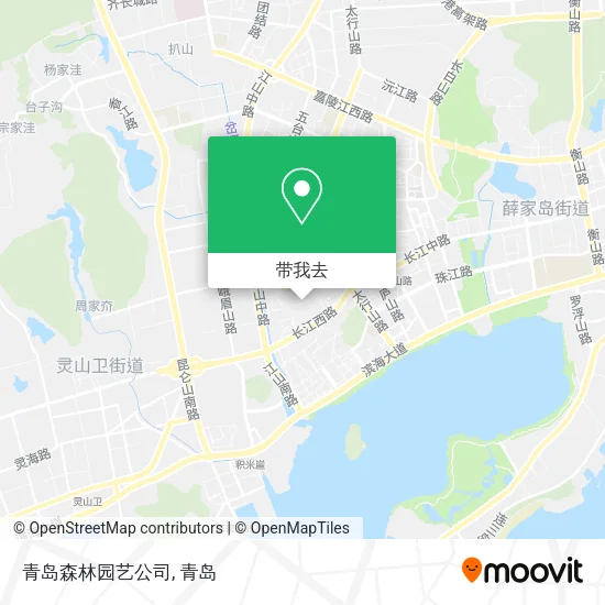 青岛森林园艺公司地图