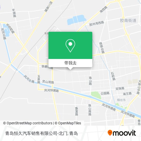 青岛恒久汽车销售有限公司-北门地图