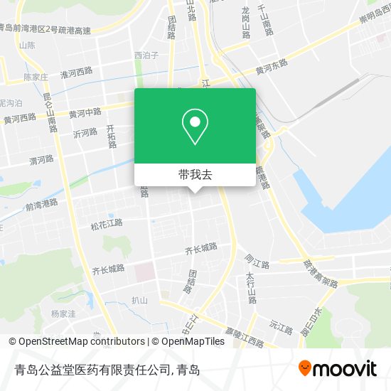 青岛公益堂医药有限责任公司地图