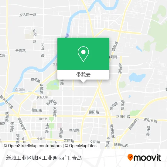 新城工业区城区工业园-西门地图