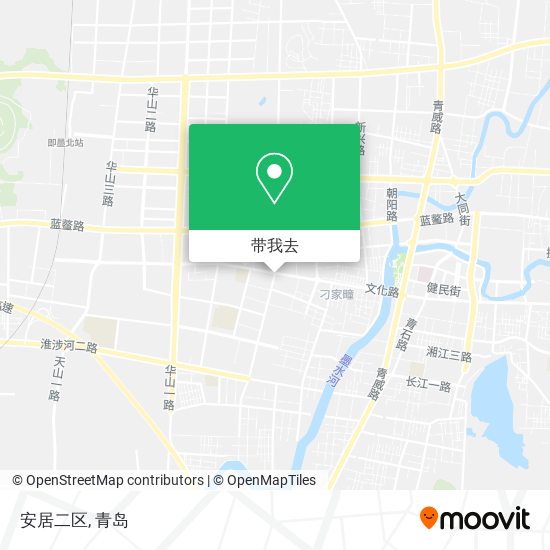 安居二区地图