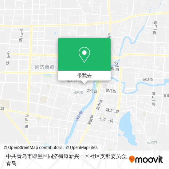 中共青岛市即墨区同济街道新兴一区社区支部委员会地图