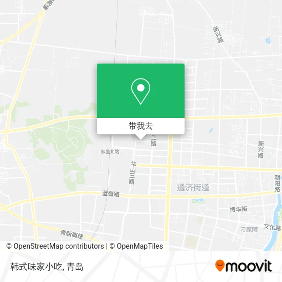 韩式味家小吃地图