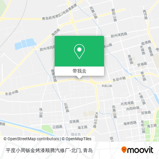 平度小周钣金烤漆顺腾汽修厂-北门地图