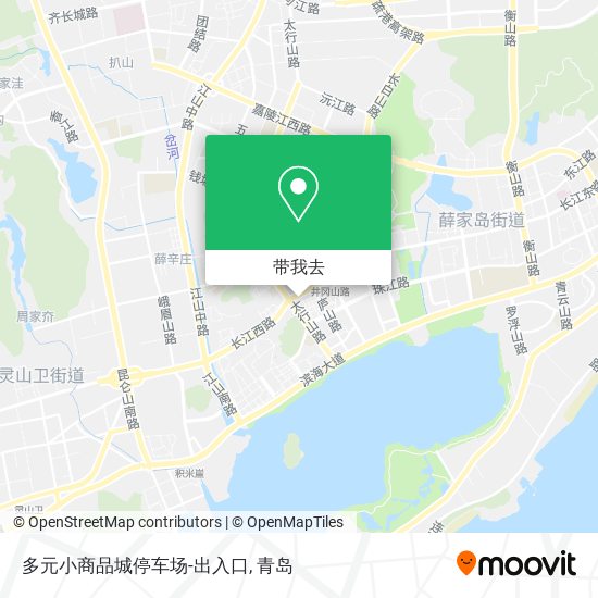 多元小商品城停车场-出入口地图