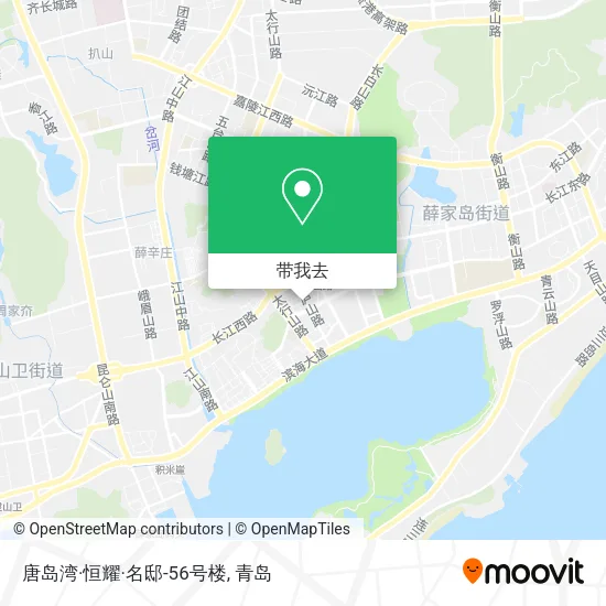 唐岛湾·恒耀·名邸-56号楼地图