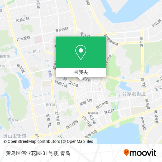 黄岛区伟业花园-31号楼地图