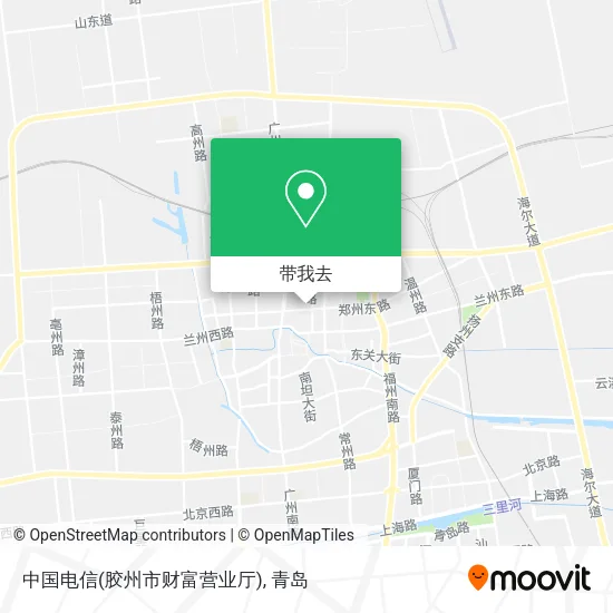 中国电信(胶州市财富营业厅)地图