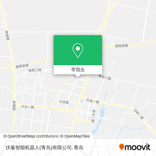 伏羲智能机器人(青岛)有限公司地图