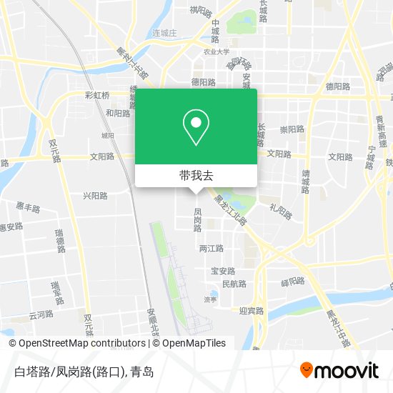 白塔路/凤岗路(路口)地图