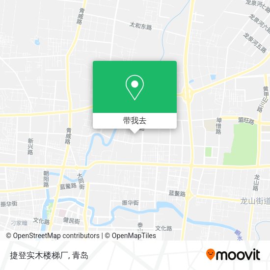 捷登实木楼梯厂地图