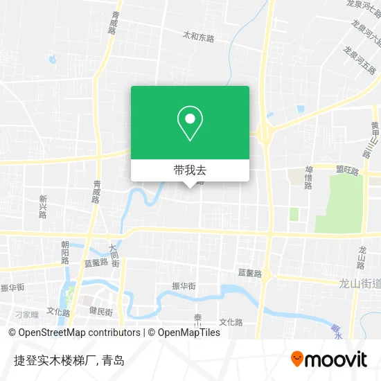 捷登实木楼梯厂地图