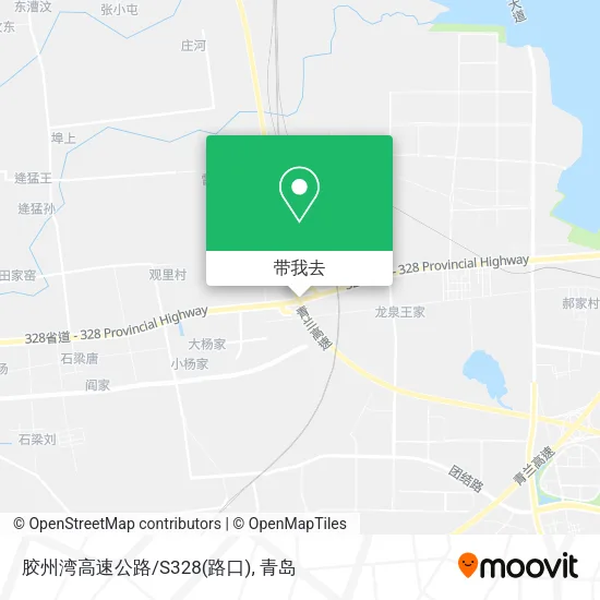 胶州湾高速公路/S328(路口)地图