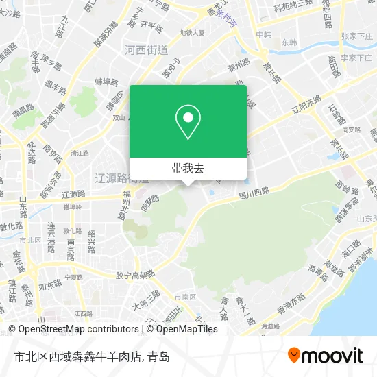 市北区西域犇羴牛羊肉店地图