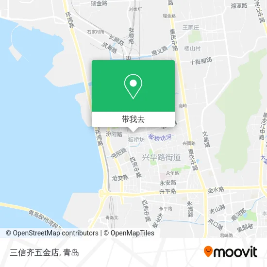 三信齐五金店地图