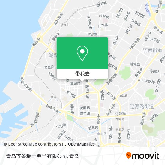 青岛齐鲁瑞丰典当有限公司地图