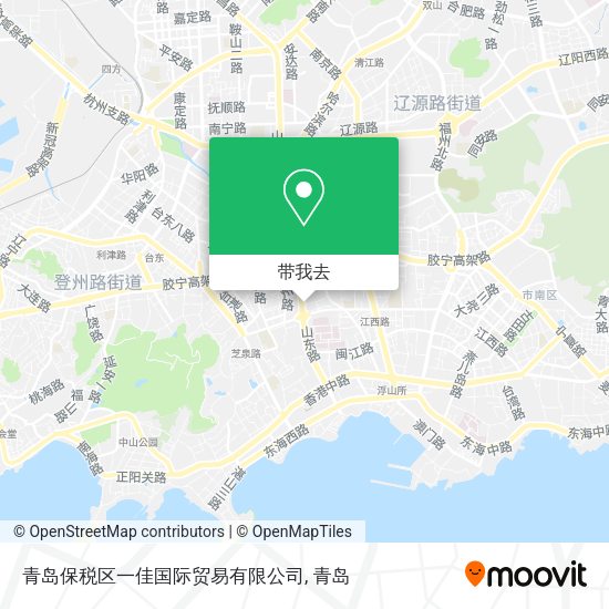 青岛保税区一佳国际贸易有限公司地图