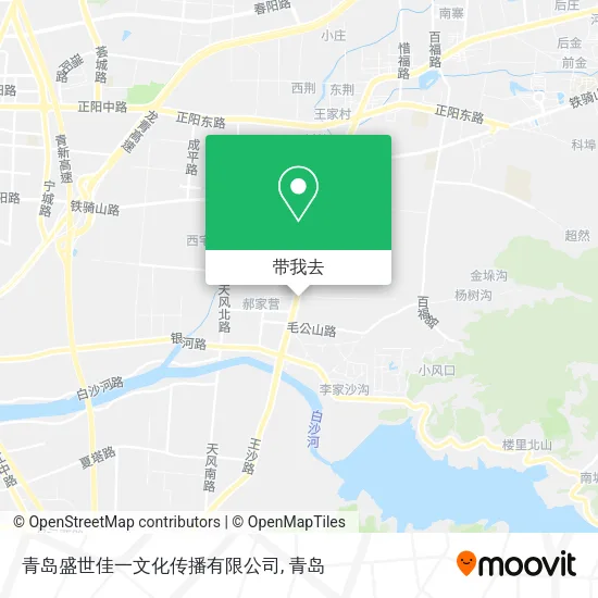 青岛盛世佳一文化传播有限公司地图