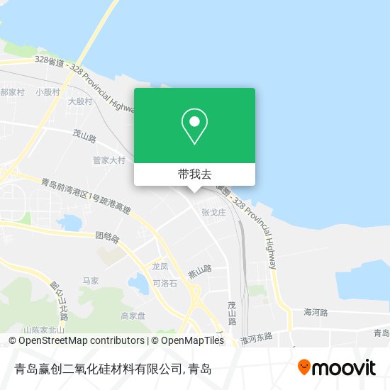 青岛赢创二氧化硅材料有限公司地图