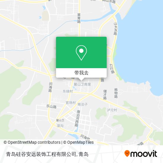 青岛硅谷安远装饰工程有限公司地图