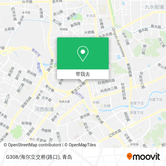 G308/海尔立交桥(路口)地图
