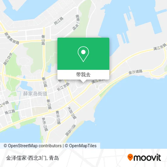金泽儒家-西北3门地图