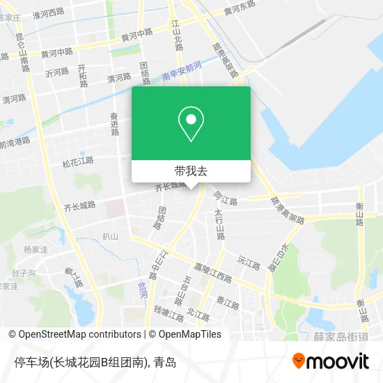 停车场(长城花园B组团南)地图