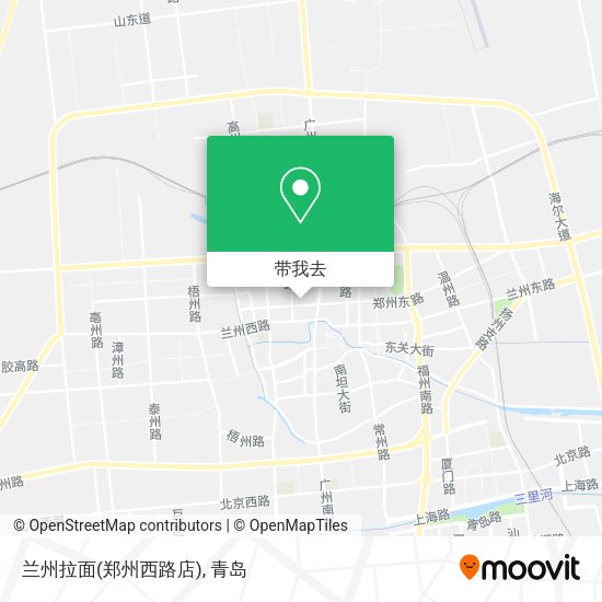 兰州拉面(郑州西路店)地图