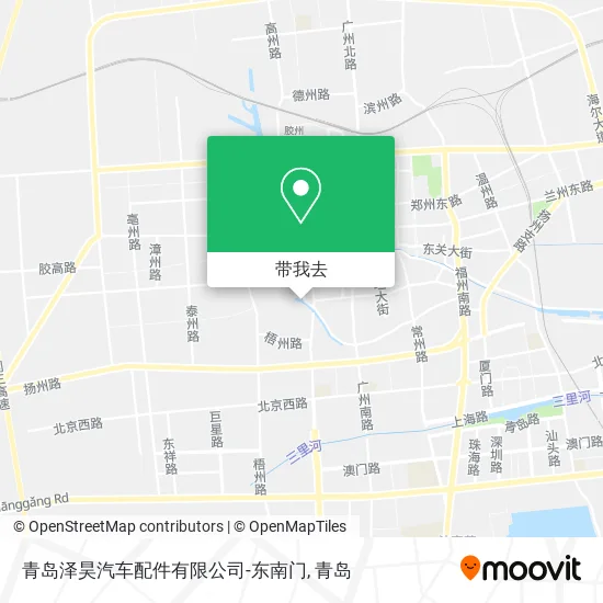 青岛泽昊汽车配件有限公司-东南门地图