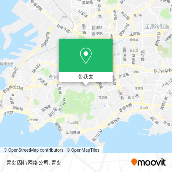 青岛因特网络公司地图