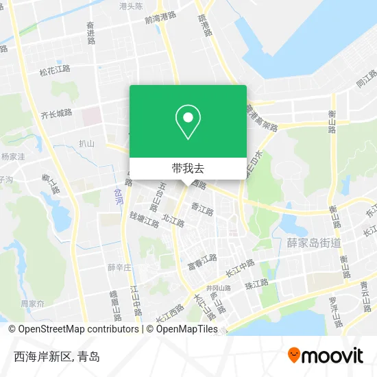 西海岸新区地图