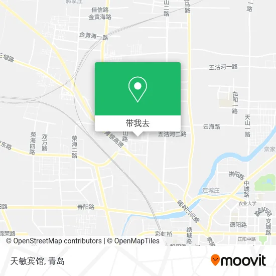 天敏宾馆地图