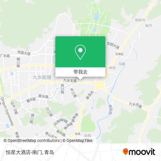 恒星大酒店-南门地图