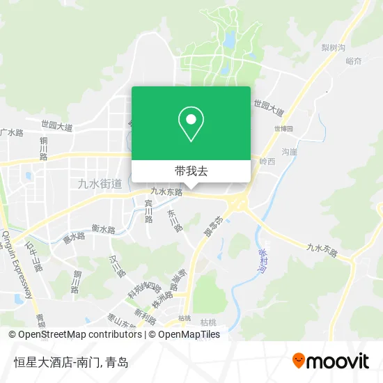 恒星大酒店-南门地图