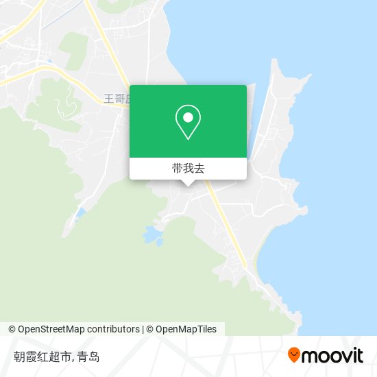 朝霞红超市地图