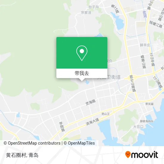 黄石圈村地图