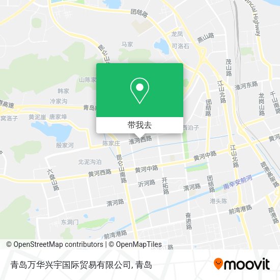 青岛万华兴宇国际贸易有限公司地图