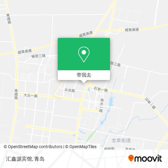 汇鑫源宾馆地图