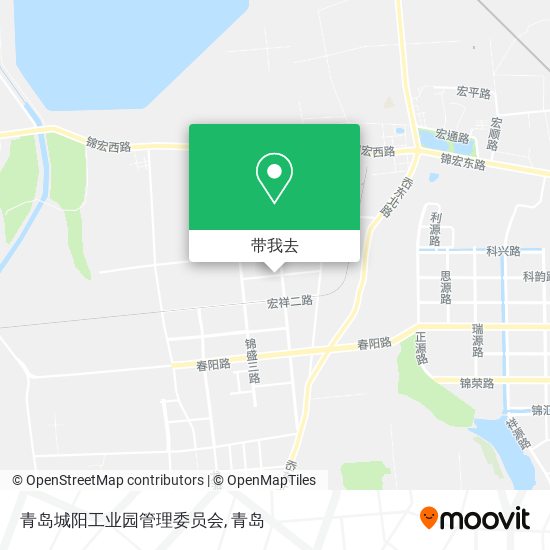 青岛城阳工业园管理委员会地图