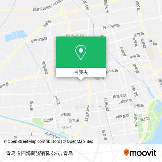 青岛通四海商贸有限公司地图