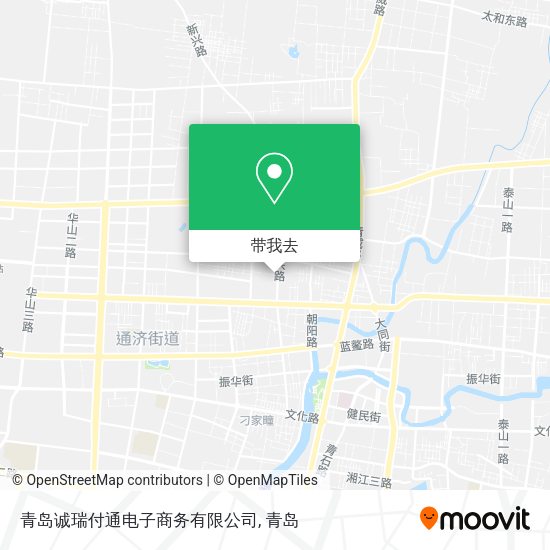 青岛诚瑞付通电子商务有限公司地图