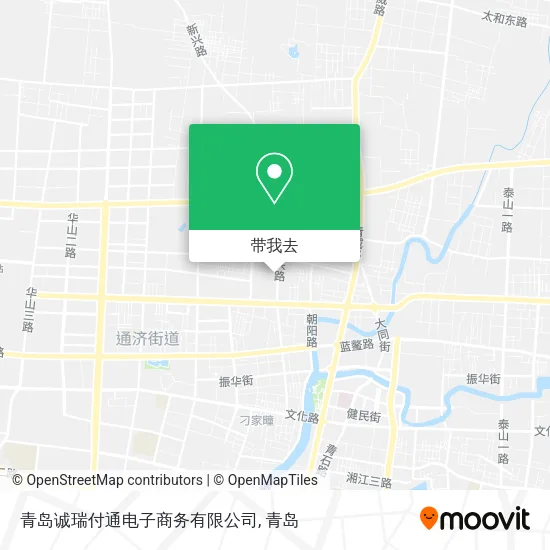 青岛诚瑞付通电子商务有限公司地图
