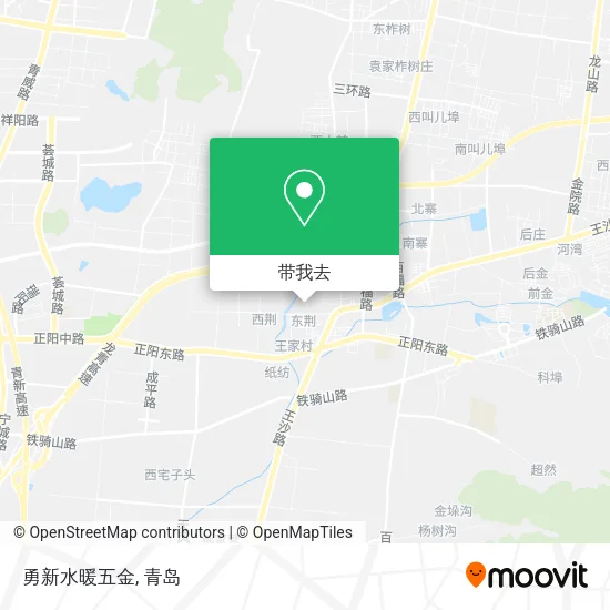 勇新水暖五金地图